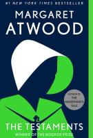 Book cover for "The testaments" by Margaret Atwood