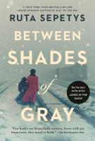 Book cover for "Between shades of gray" written by Ruta Sepetys