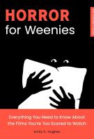 Book cover for &quot;Horror for weenies&quot; by Emily C. Hughes