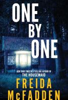 Book cover for "One by One" written by Freida McFadden