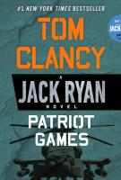Book cover for "Patriot games" by Tom Clancy
