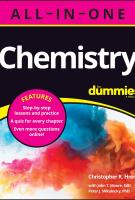 Book cover for "Chemistry all in one" by Christopher Hren